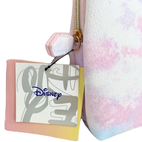 Disney Cinderella Makeup Bag Pink Tie Dye Cosmetic Case Dani by Danielle Nicole - Picture 3 of 4